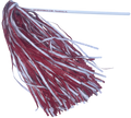 10 Count Saturday Smack Crimson/White Pom-Poms Gameday Shakers for Alabama Fans Plastic